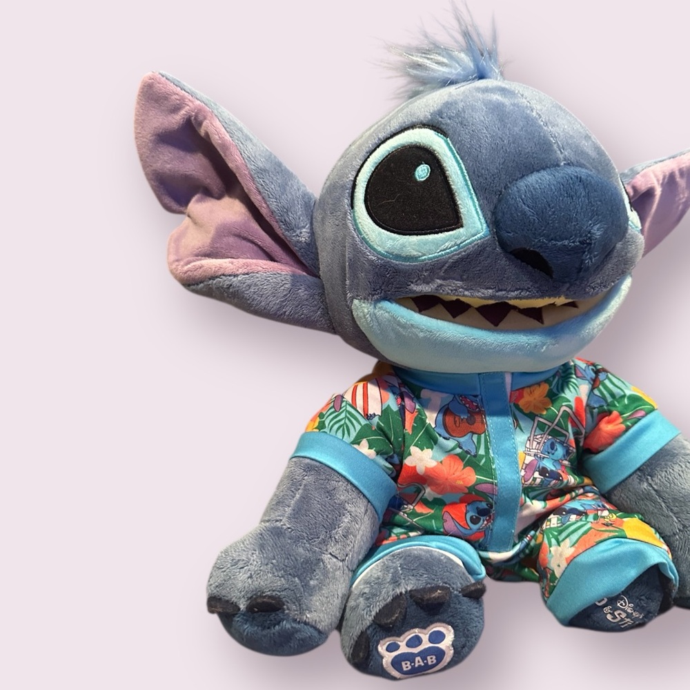 Build A Bear Lilo And Stitch Plush Stuffef Animal With Tropical Outfit - Picture 2 of 8